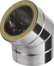 Сэндвич-Колено (Отвод) 45 304/430 0.8, изол. 50 мм купить в Лиде