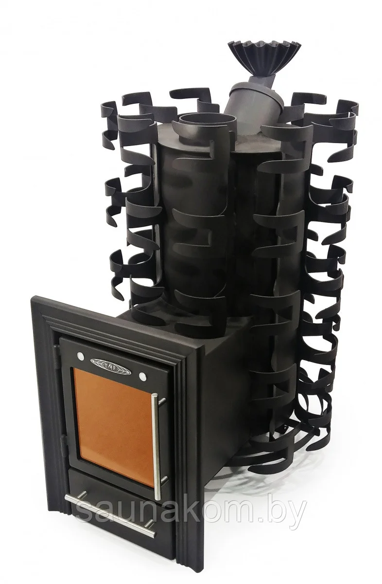Печь для бани Семирамида Inox Люмина антрацит Амазонка бай фото в Лиде