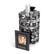 Печь для бани Семирамида Inox Люмина антрацит Амазонка бай фото в Лиде