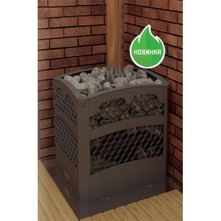 Печь для бани Теплодар БЫЛИНА-СЕТКА-12Ч Панорама (1.2) (без двери БЫЛИНА 16 обрамления) в Лиде