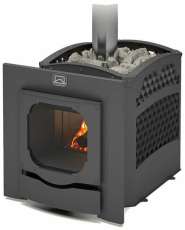 Печь для бани Теплодар БЫЛИНА-СЕТКА-12Ч Панорама (1.2) (без двери БЫЛИНА 16 обрамления) в Лиде