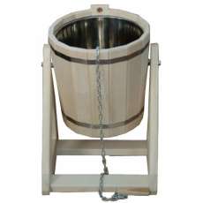 Обливное ведро  15 л с перел.устр нерж.вст ЛИПА ТЕРМО купить в Лиде