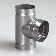 Тройник нерж. (AISI 304/0,8мм) 90 купить в Лиде