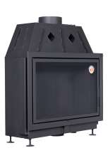 Каминная топка Экокамин Альфа 1000 B подовая черный шамот в Лиде