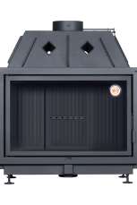 Каминная топка Экокамин Альфа 1000 B подовая черный шамот в Лиде