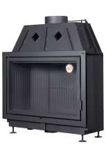 Каминная топка Экокамин Альфа 1000 B подовая черный шамот Амазонка бай фото в Лиде