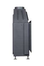 Каминная топка Экокамин Альфа 1000 B подовая черный шамот в Лиде