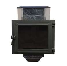 Печь Пегас 16 панорама в камне змеевик в Лиде