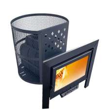 Печь Пегас Легион 22 чугун панорамная дверь Амазонка бай фото в Лиде