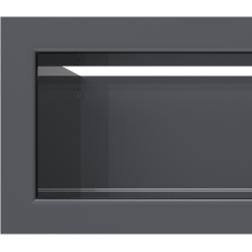 Решетка люфт 90х400 (графит) в Лиде