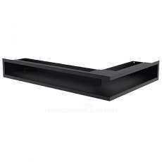 Решетка люфт угловая левая 400х600х90 (графит) Амазонка бай фото в Лиде