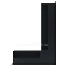 Решетка люфт угловая правая 400х600х90 (графит) в Лиде