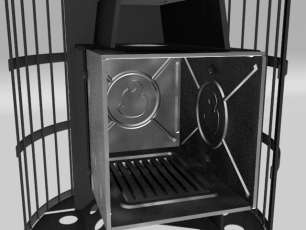 Печь для бани КРОНОС Колизей 24 ВСЧ Панорама в Лиде