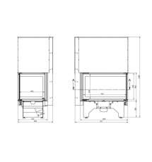 Каминная топка KFD ECO iLUX 90 LH/RH в Лиде