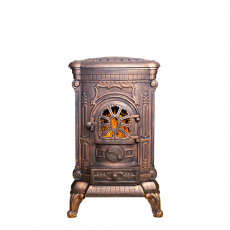 Чугунная ПЕЧЬ-КАМИН Везувий А-07 Медь в Лиде