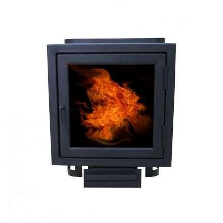 Печь банная ComfortProm "РЕТРО" СТАЛЬ 8 мм панорама 26 м3 Амазонка бай фото в Лиде