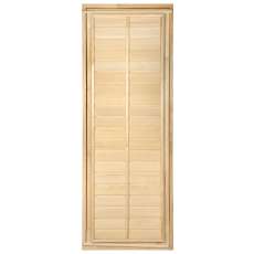 Дверь глухая с фольгой 1,9х0,7 м., липа Класс Б, коробка из липы Амазонка бай фото в Лиде