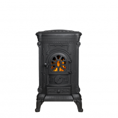 Чугунная ПЕЧЬ-КАМИН Везувий А-07 Антрацит в Лиде