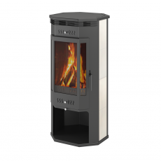 Печь-Камин ASTON 11кВт (180 м3) угловой в Лиде