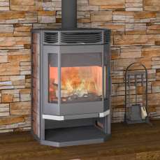 Печь-камин Мета-Бел АОТ 12 в модификации Ангара 12 в Лиде