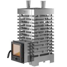 Печь для бани Везувий ASTON 20 INOX стекло в Лиде