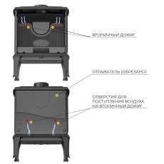 Печь-камин EVEREST F11 в Лиде