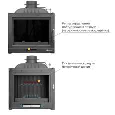 Каминная топка EVEREST U10 в Лиде