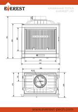 Каминная топка EVEREST U10 в Лиде