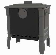 Печь-камин FireWay Gunter N чёрный в Лиде