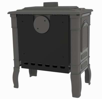 Печь-камин FireWay Gunter N чёрный в Лиде