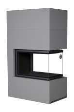 Камин Родос 900 ГРАФИТ, шамот черный в Лиде