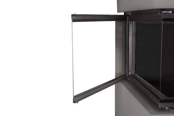 Камин Родос 900 ГРАФИТ, шамот черный в Лиде