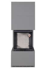 Камин Родос 900 ГРАФИТ, шамот белый в Лиде