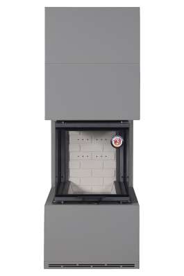 Камин Родос 900 ГРАФИТ, шамот белый в Лиде