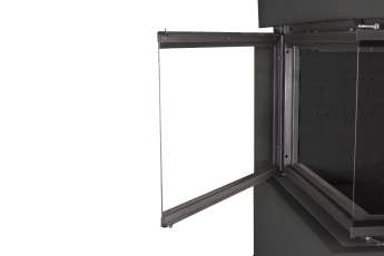 Камин Родос 900 ЧЕРНЫЙ, шамот черный в Лиде