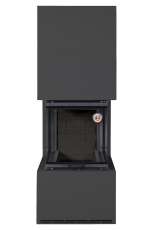 Камин Родос 900 ЧЕРНЫЙ, шамот черный в Лиде