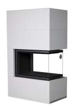 Камин Родос 900 СЛОНОВАЯ КОСТЬ, шамот черный в Лиде