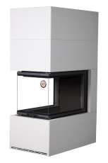 Камин Родос 900 СЛОНОВАЯ КОСТЬ, шамот черный в Лиде