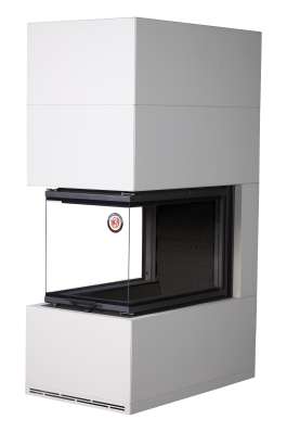 Камин Родос 900 СЛОНОВАЯ КОСТЬ, шамот черный в Лиде