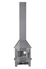 Камин Бавария Мюнхен пристенно-угловой МИНИ графит в Лиде