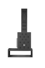 Камин МАДРИД на дровнике Гигант слева черный\белый шамот в Лиде