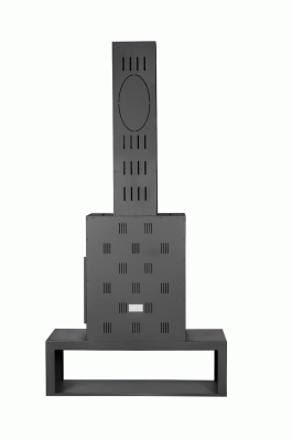 Камин МАДРИД на дровнике Гигант центральный черный\белый шамот в Лиде