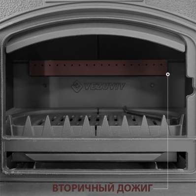 Печь-камин Везувий KZ-14Р Антрацит в Лиде