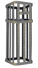 Сетка на трубу (250х250х500) Гефест ЗК 18/25/30, Гром 30 под шибер купить в Лиде