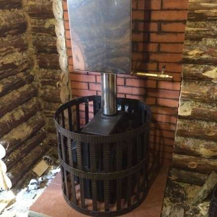 Печь для бани Везувий Легенда Ковка 12 (260) в Лиде