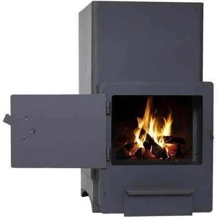 Печь банная Копеечка с выносной топкой стальная фото в Лиде