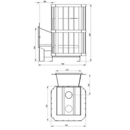 Печь банная Катунь со стеклом в Лиде