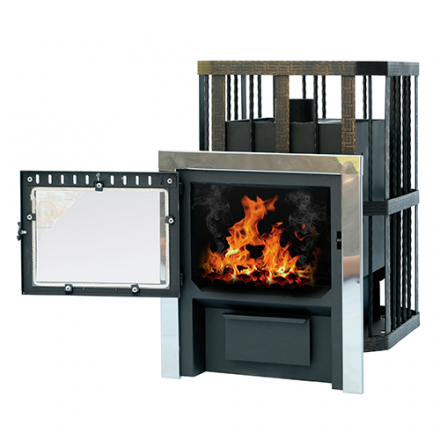 Печь банная Катунь со стеклом в Лиде