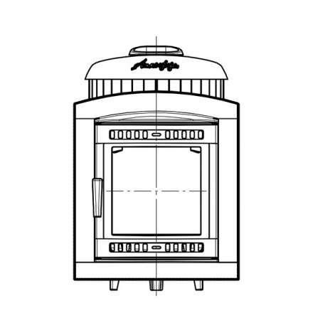 Банная печь ProMetall Атмосфера ламели Жадеит в Лиде