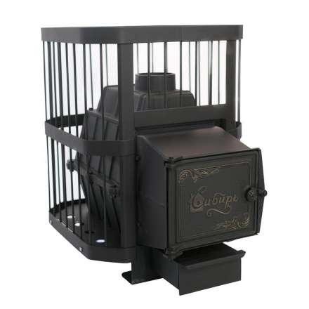 Печь банная чугунная СИБИРЬ 21 облегченная топка в Лиде